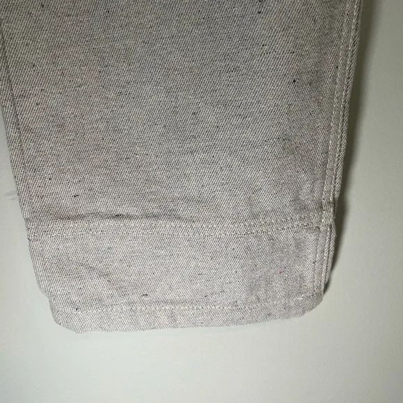 Soluna Collective Denim Pants Grey Adjustable Size 6 Upcycled Cotton Relaxed Fit - Picture 7 of 13